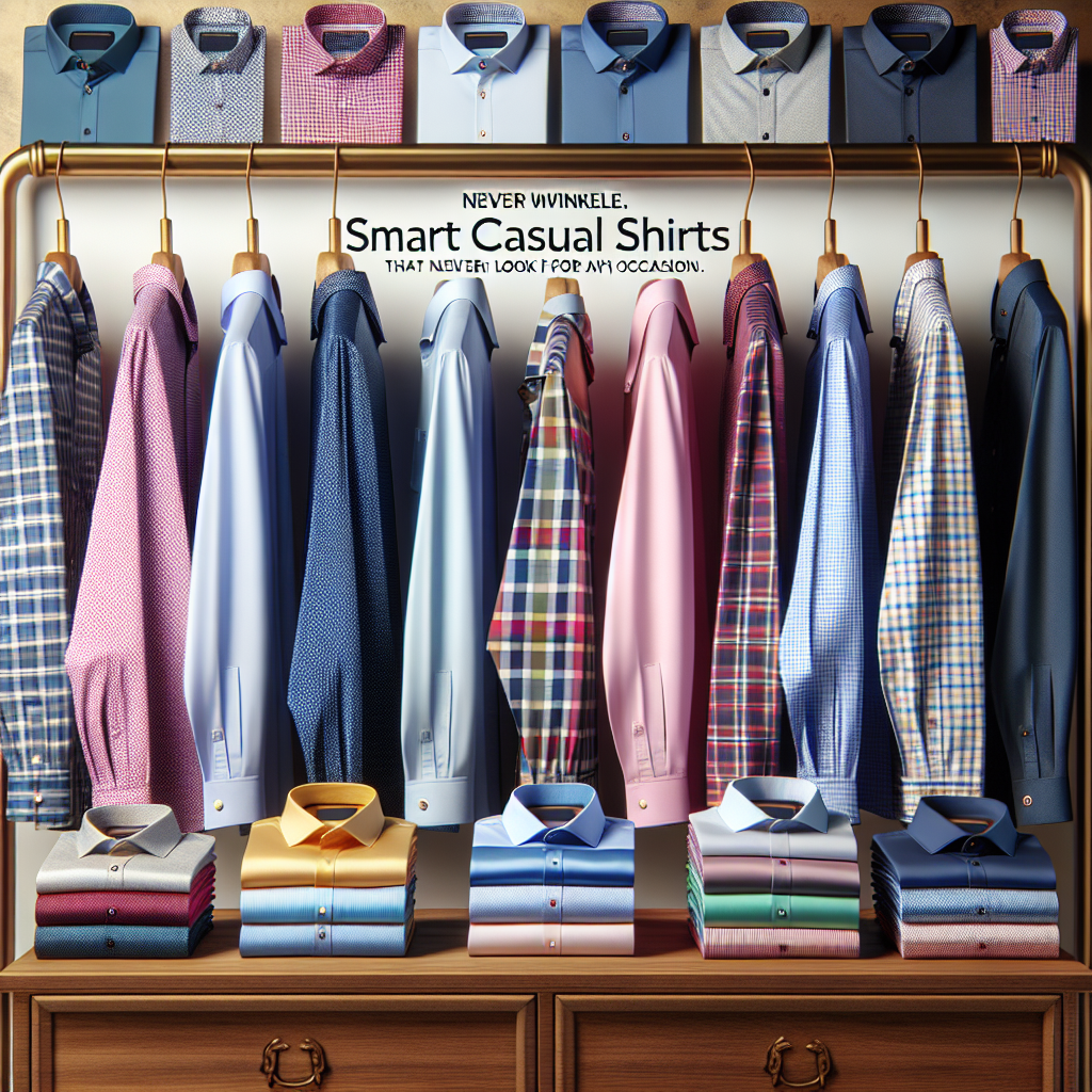 Camicie smart casual che non si stropicciano: look impeccabile in ogni occasione