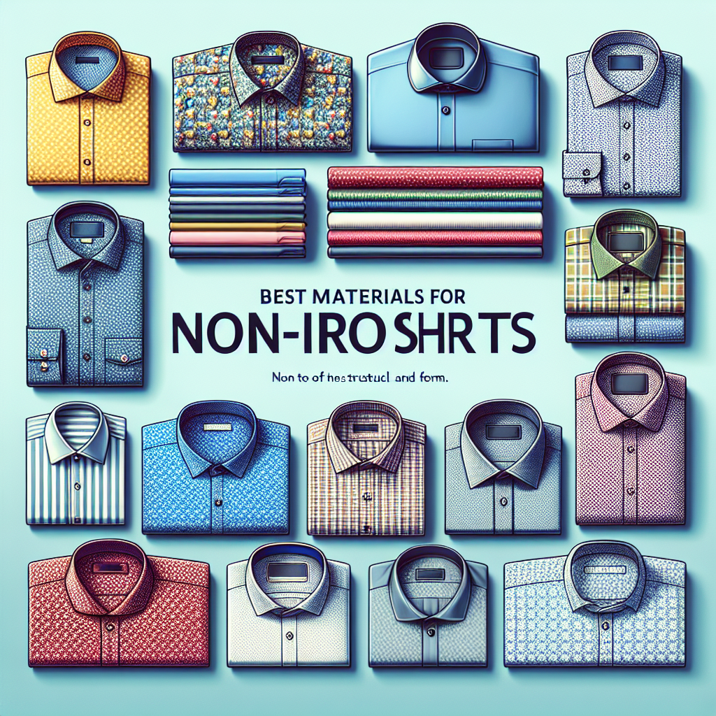 I materiali migliori per camicie che non si stirano: una panoramica