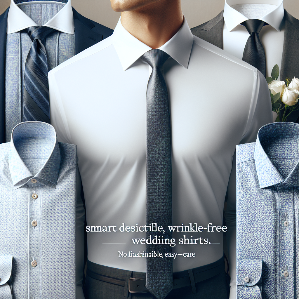 Camicie per matrimoni che non richiedono stiratura: una scelta intelligente