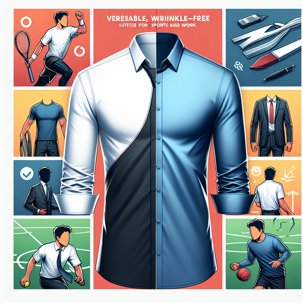 Camicie versatili che non si stropicciano: dallo sport al lavoro