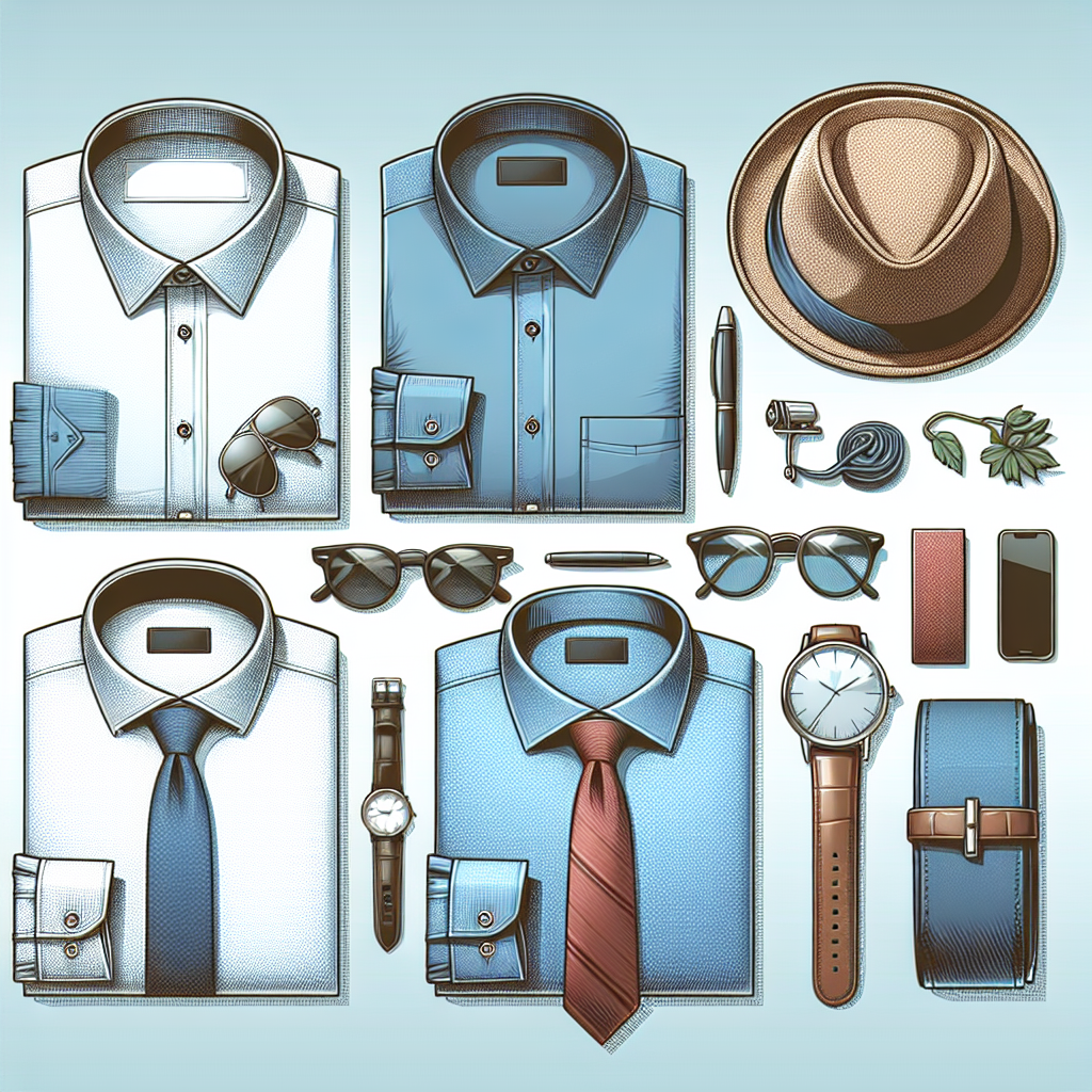 Accessori da abbinare alle camicie anti-stropiccio per un look completo