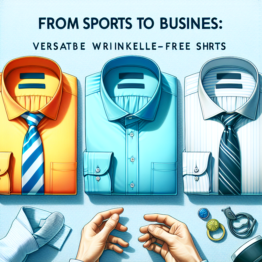 Dallo sport al business: camicie versatile senza pieghe
